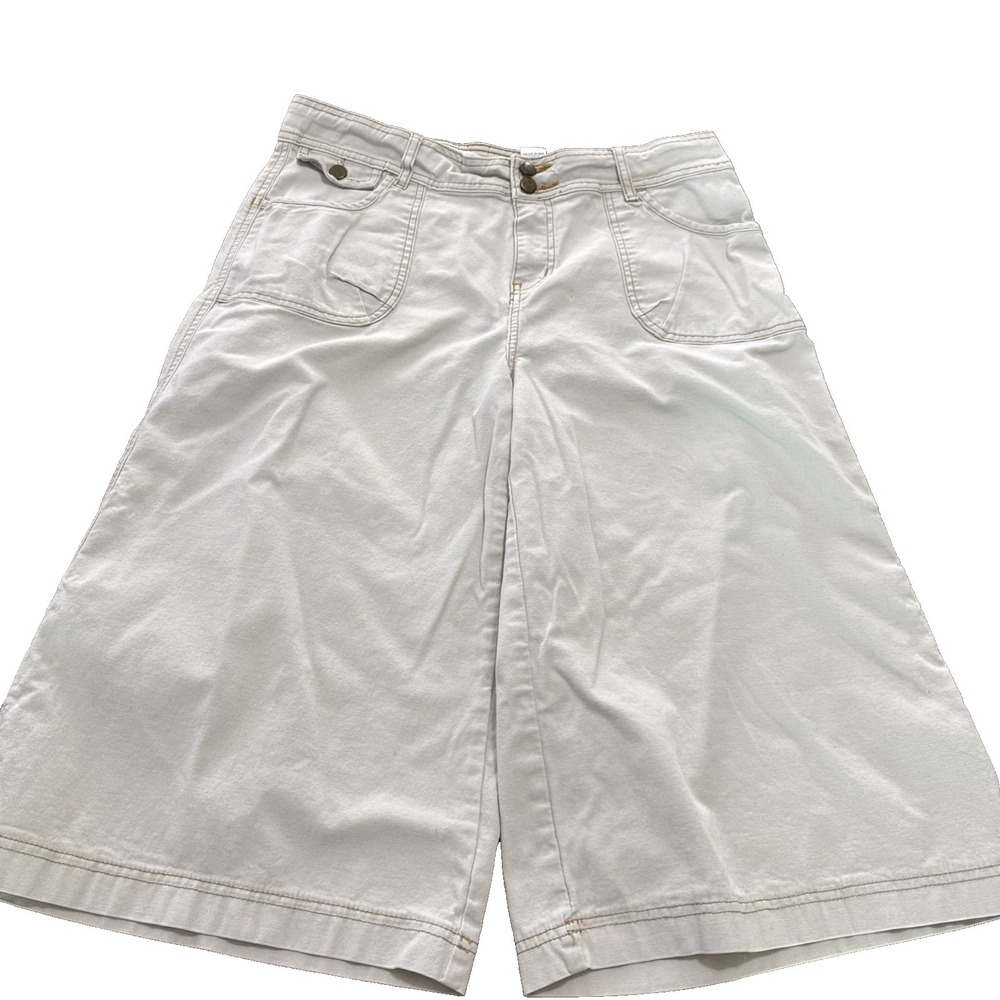 ZD Y2K Zana Di Vintage Long Shorts Stretch Culotte Pants 16